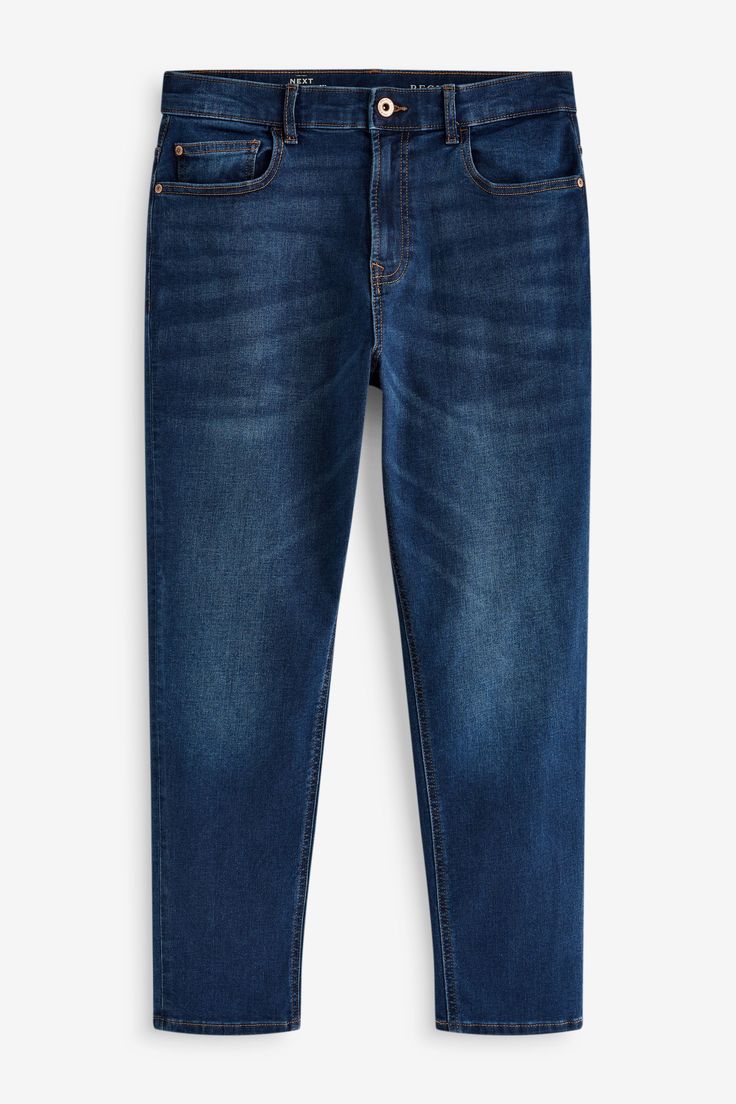Calvin Klein Men’s Slim Fit Blue Jeans (34W/30L)