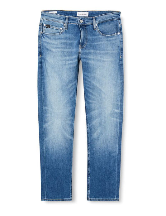 Calvin Klein Men’s Slim Fit Blue Jeans (34W/30L)